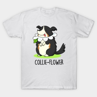 Collieflower Cute Collie Dog Pun T-Shirt